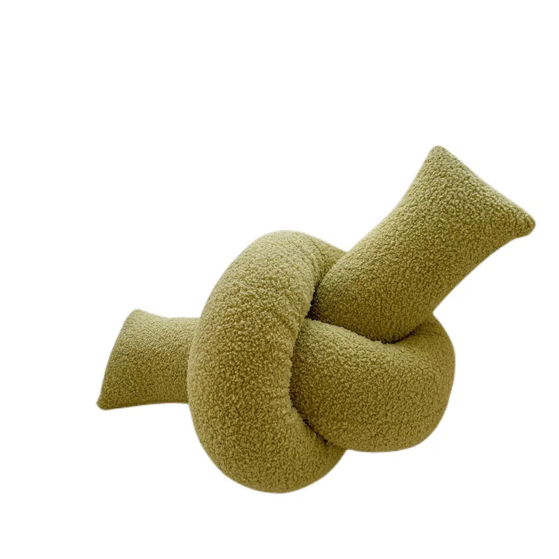 Special-shaped Pillow Sofa Cushion Long Bedside Soft Cushion - Twist Matcha