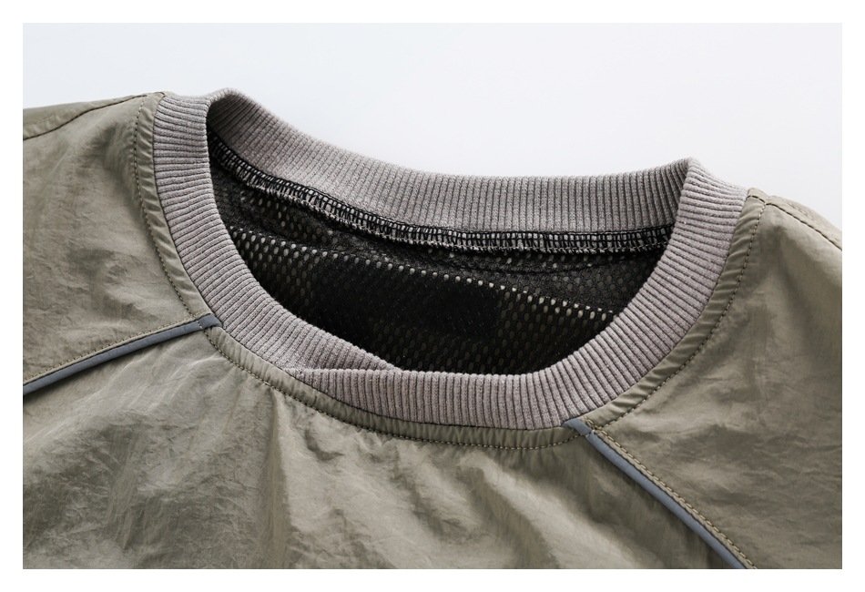 Retro College Style Loose Crew Neck Pullover Sweatshirt