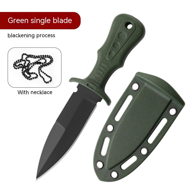 Black Blade Green Handle