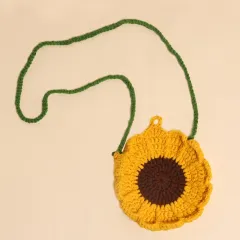 Hand-woven Fisherman Hat Autumn And Winter - Bag Yellow - View 1
