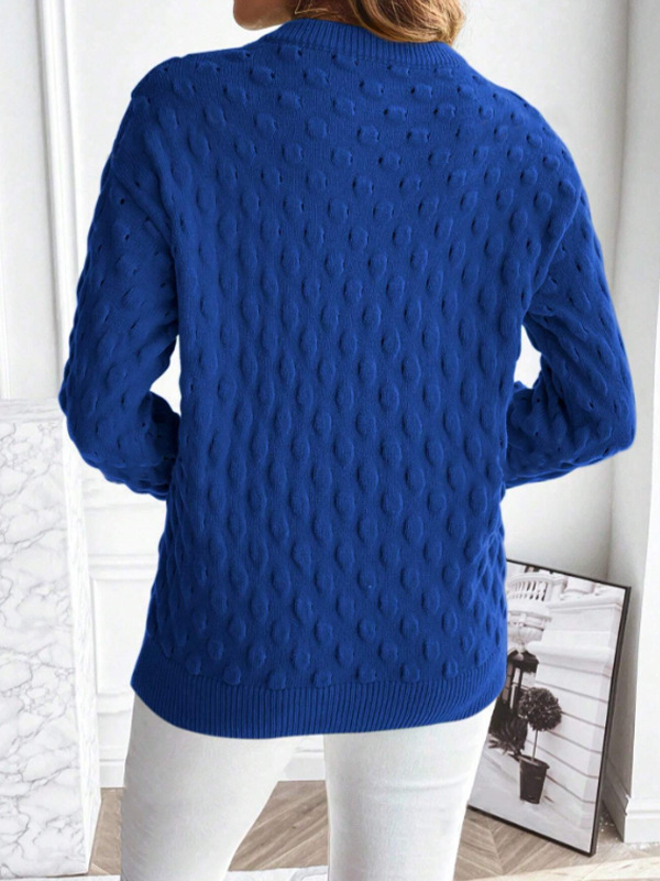 Title 2, Womens Pullover Round Neck Long Sleeves Knitwe...