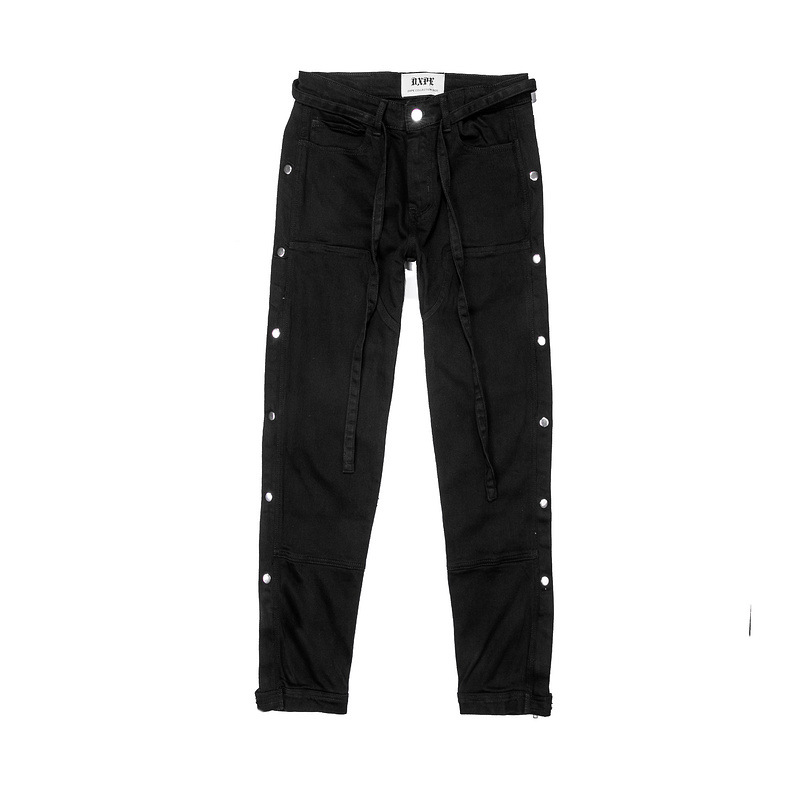 Title 2, Stitching Zipper Pants Multi-Pocket High Street...