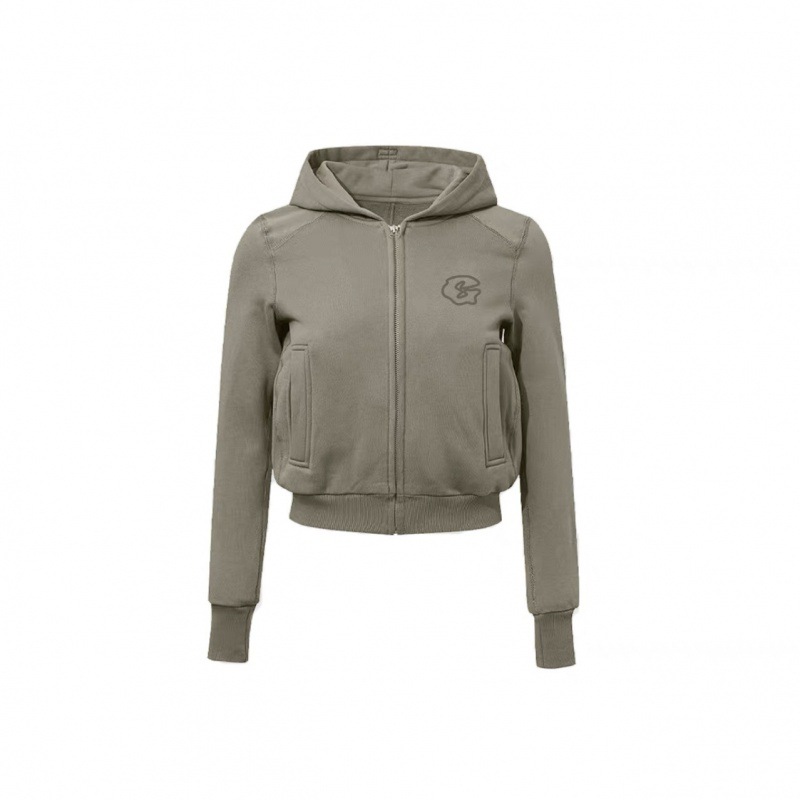 American-style Basic Embroidered Retro Hooded Sweater