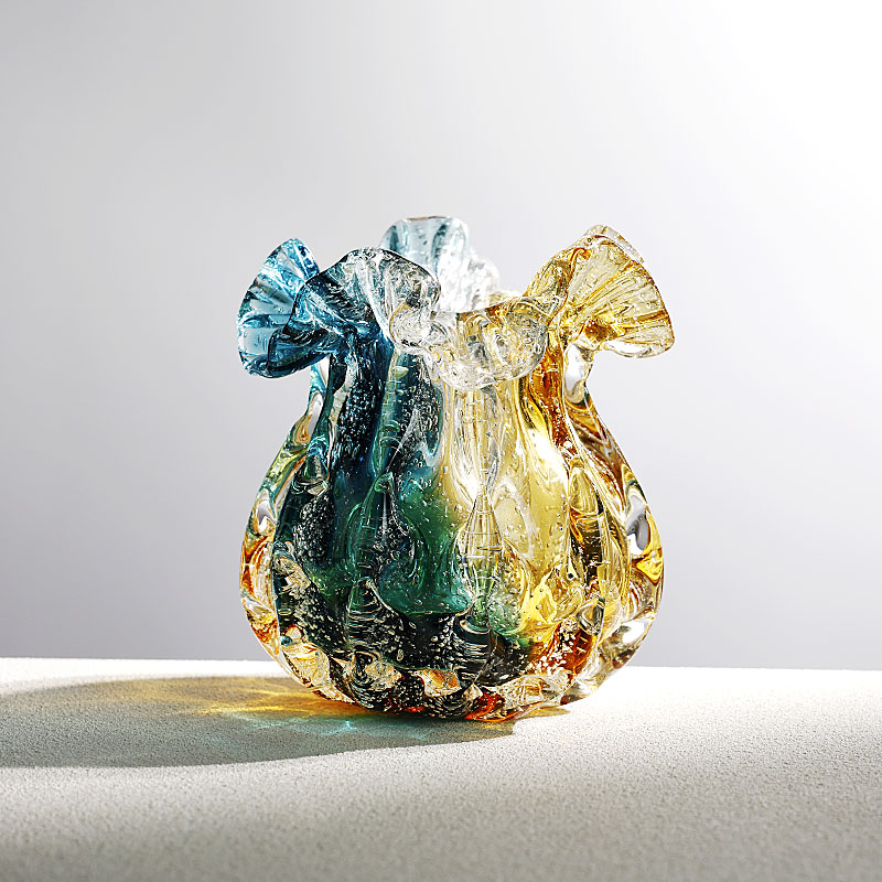 Light-luxury Living Room Gradient-colored Flower Vase