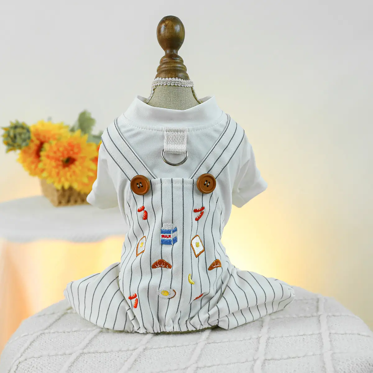 Single Layer Overalls Dog Clothes Pet Clothing