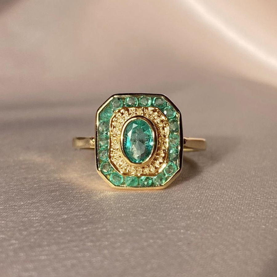 Fashionable Vintage Alloy Womens Ring