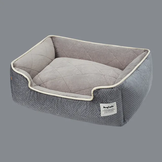 Thickened Winter Warmth Detachable And Washable Dog And Cat Litter Quietly Elegant Gray - Shop at LoveMi