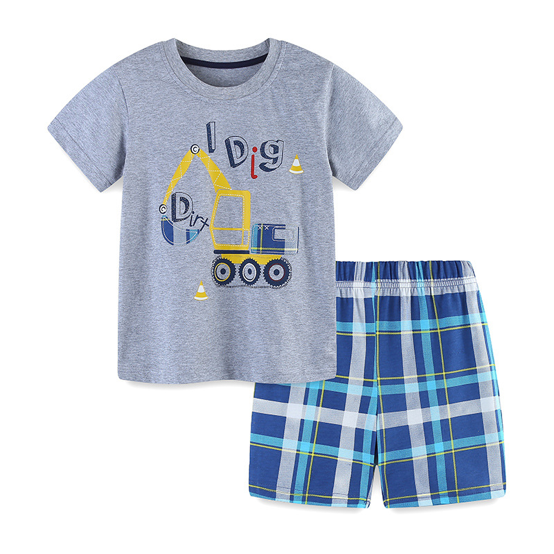 Summer Boys Casual Short-sleeve Outfit — foto 2