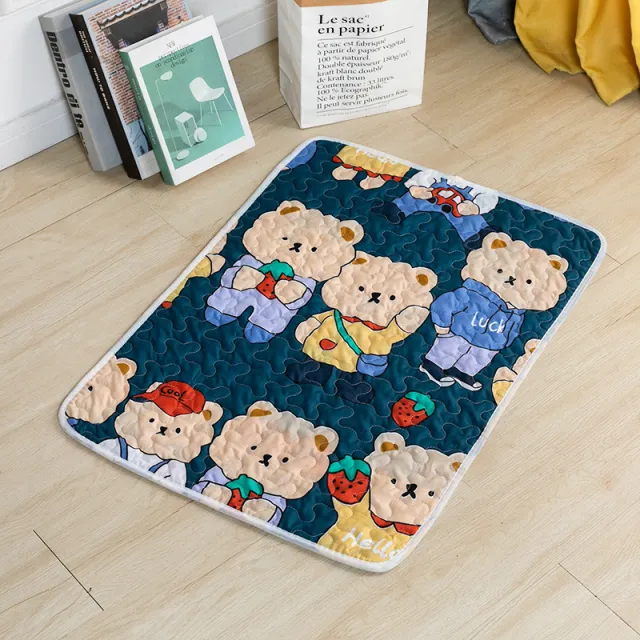 Dog Mat For Sleep Cotton Non slip Pet Non Slip Mat Bear College - Shop at LoveMi