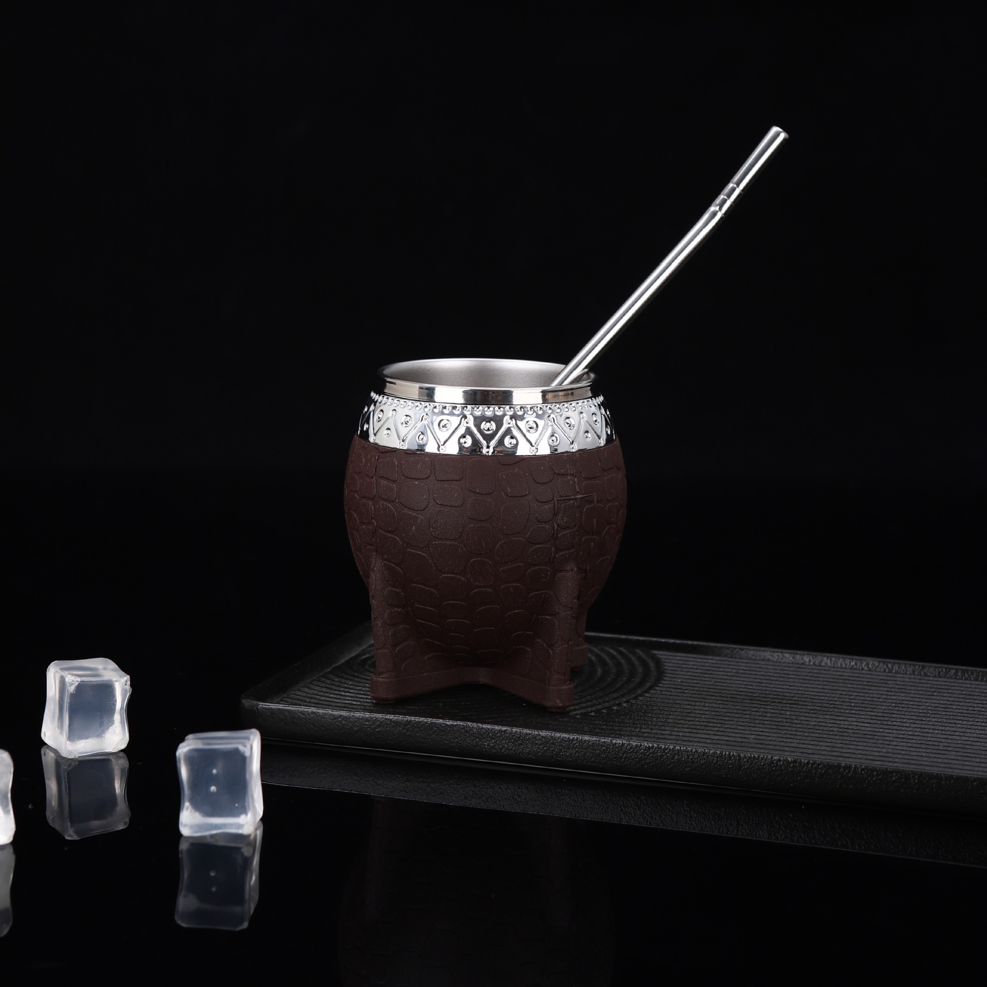 Stainless Steel Madai Cup Double-layer Vacuum With Straw Cup