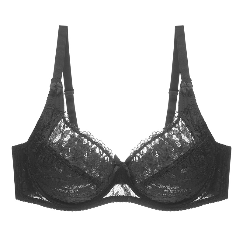 Title 17, Reggiseno in pizzo ultra-sottile sexy, intimo c...