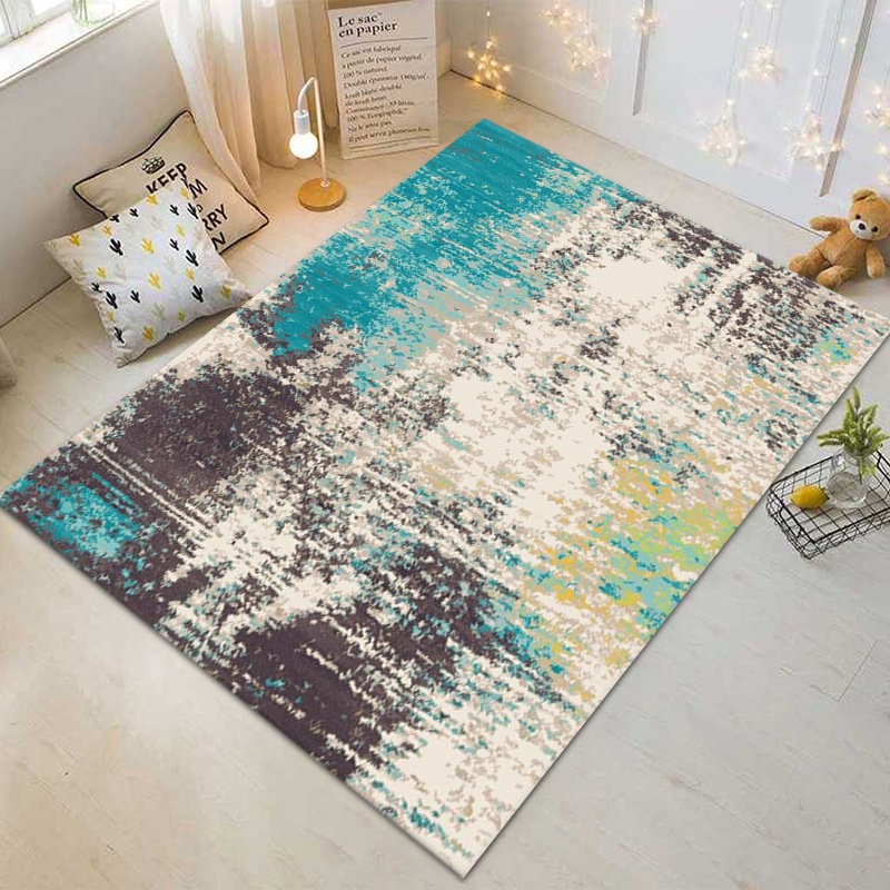 Modern Minimalist Living Room Area Rug