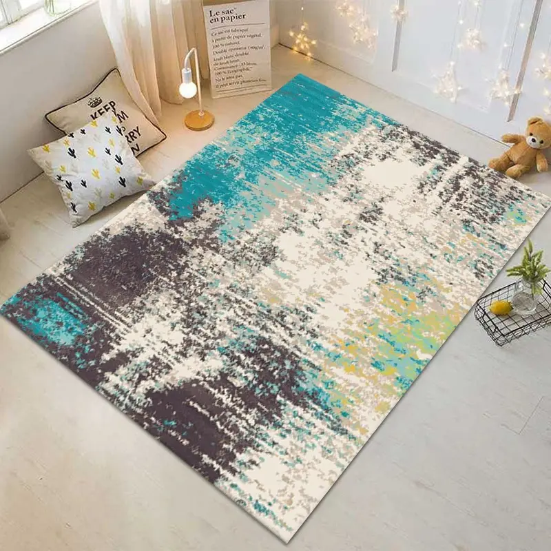 Modern Minimalist Living Room Area Rug