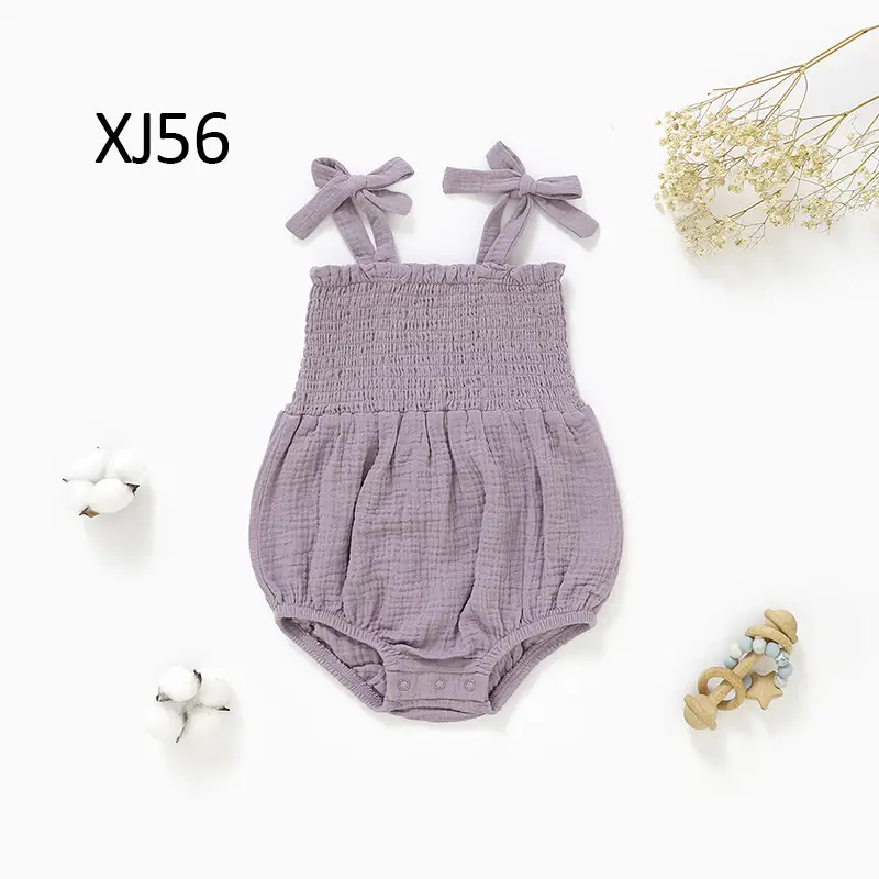 Western-style Baby Strap Romper