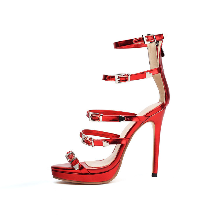 Pointed Toe Stiletto Sandals