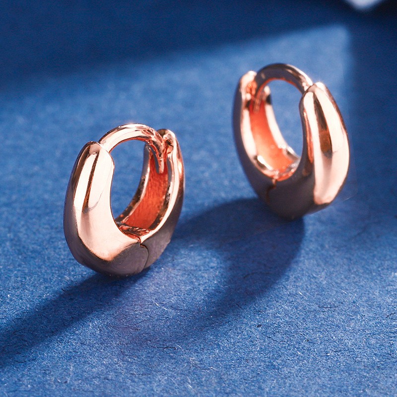 Simple Personality Hip-hop Smooth Ear Ring