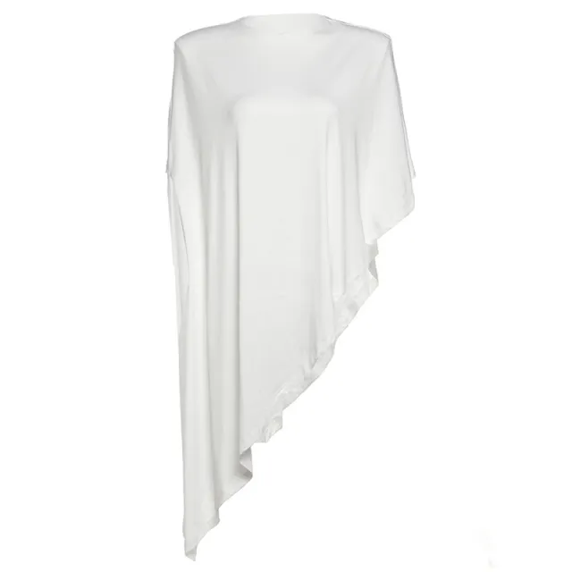Women's Elegant Lady Cape Sleeveless Top White - Shop at LoveMi