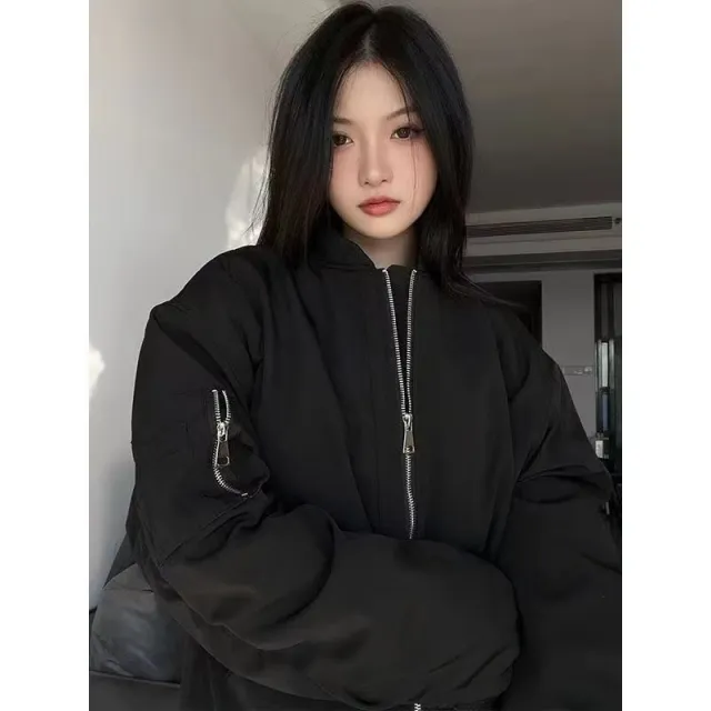 Women's Fashionable Loose Temperament Short Coat Black - Shop at LoveMi