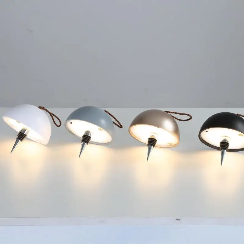 Creative Plug-in Wine Bottle Lights Three-color Dimming