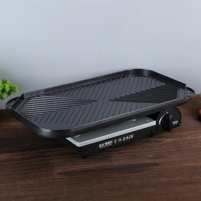 Household Baking Tray Rectangular Double sided Multifunctional Black - Shop at LoveMi