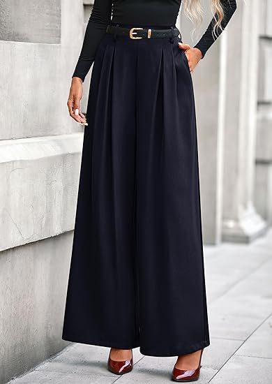 Women's adjustable waist pants – coffee colorway polished look