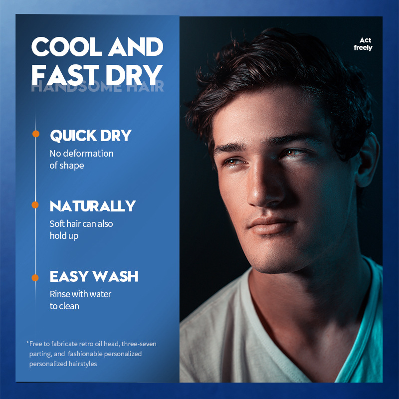 SADOER All-English Hair Gel Cool Styling Oil 4