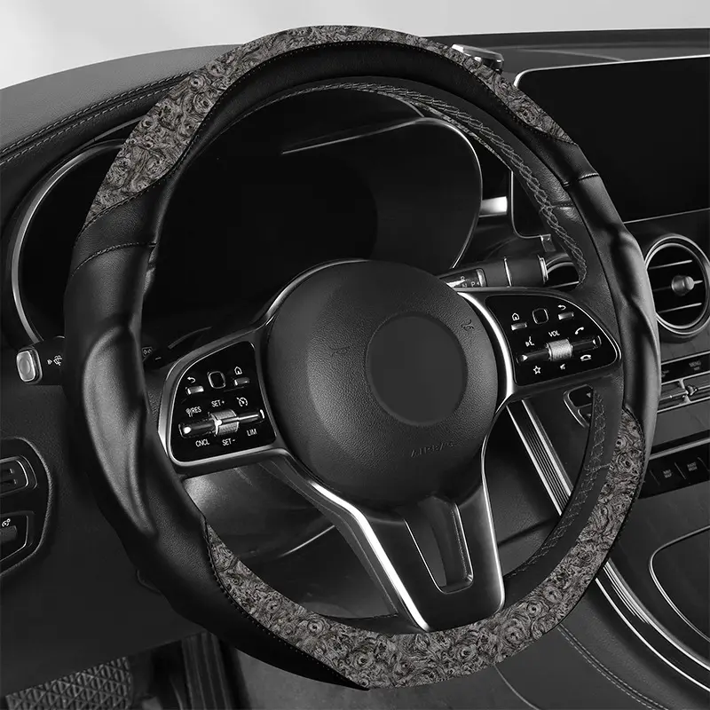 Car Steering Wheel Cover Walnut Grain Business