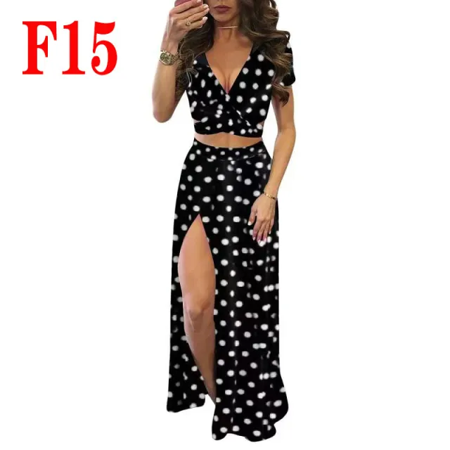 Printed Floral Dress Two piece Suit For Women Floral - Shop at LoveMi
