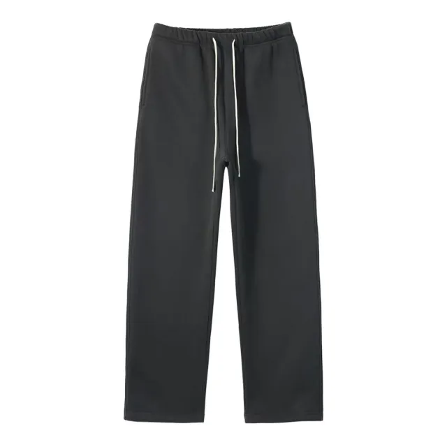 European And American Trendy Spring And Autumn Casual And Comfortable Wide leg Pants Dark Gray - Shop at LoveMi