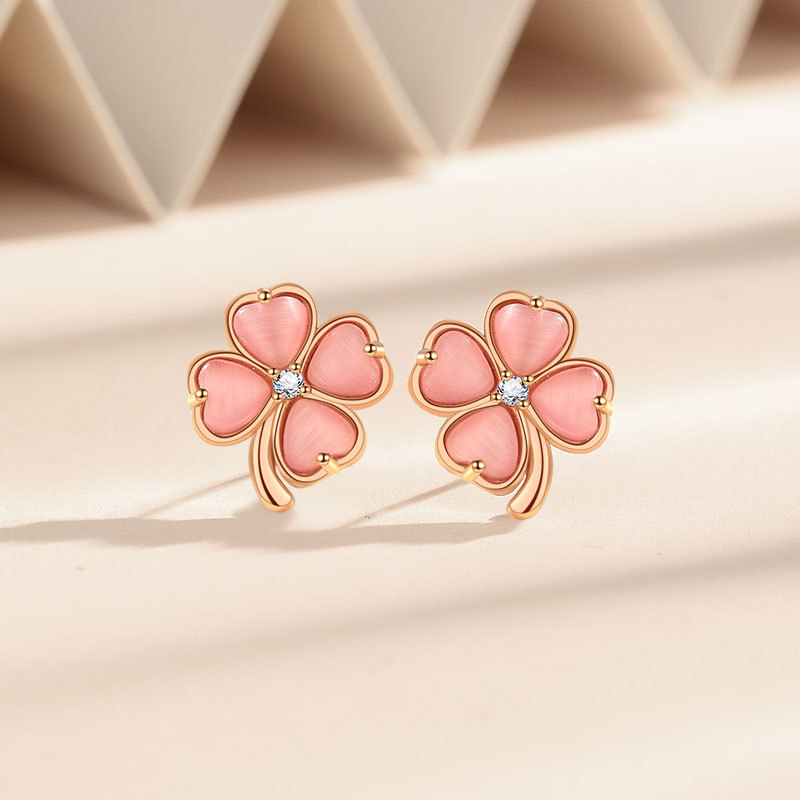 Four-Leaf Clover S925 Necklace For Women Niche Design
