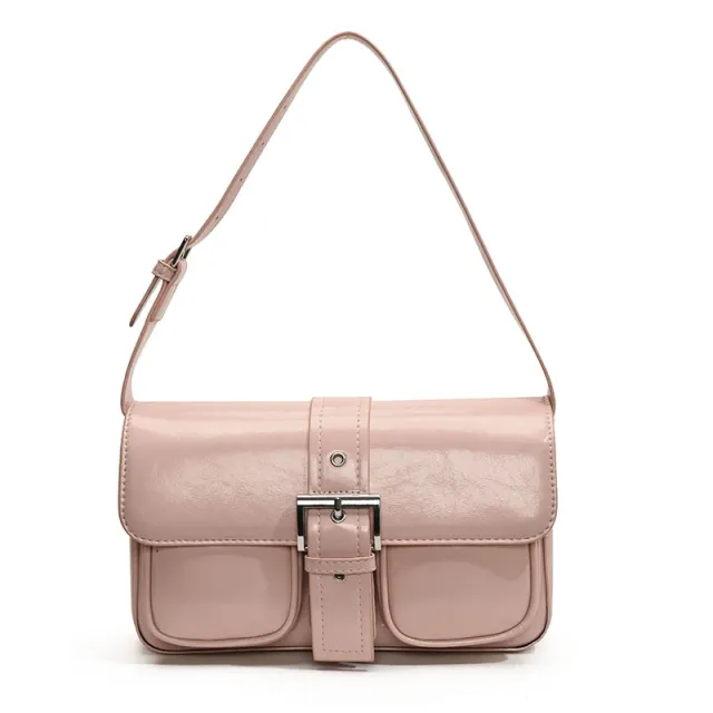 Simple Design Women's Bag Shoulder Fashion Handbag Pink - Shop at LoveMi