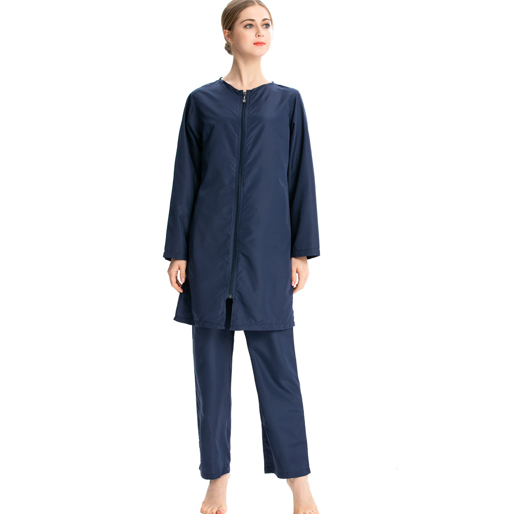 Maillot de bain conservateur ensemble trois pièces à couverture complète – Image 6