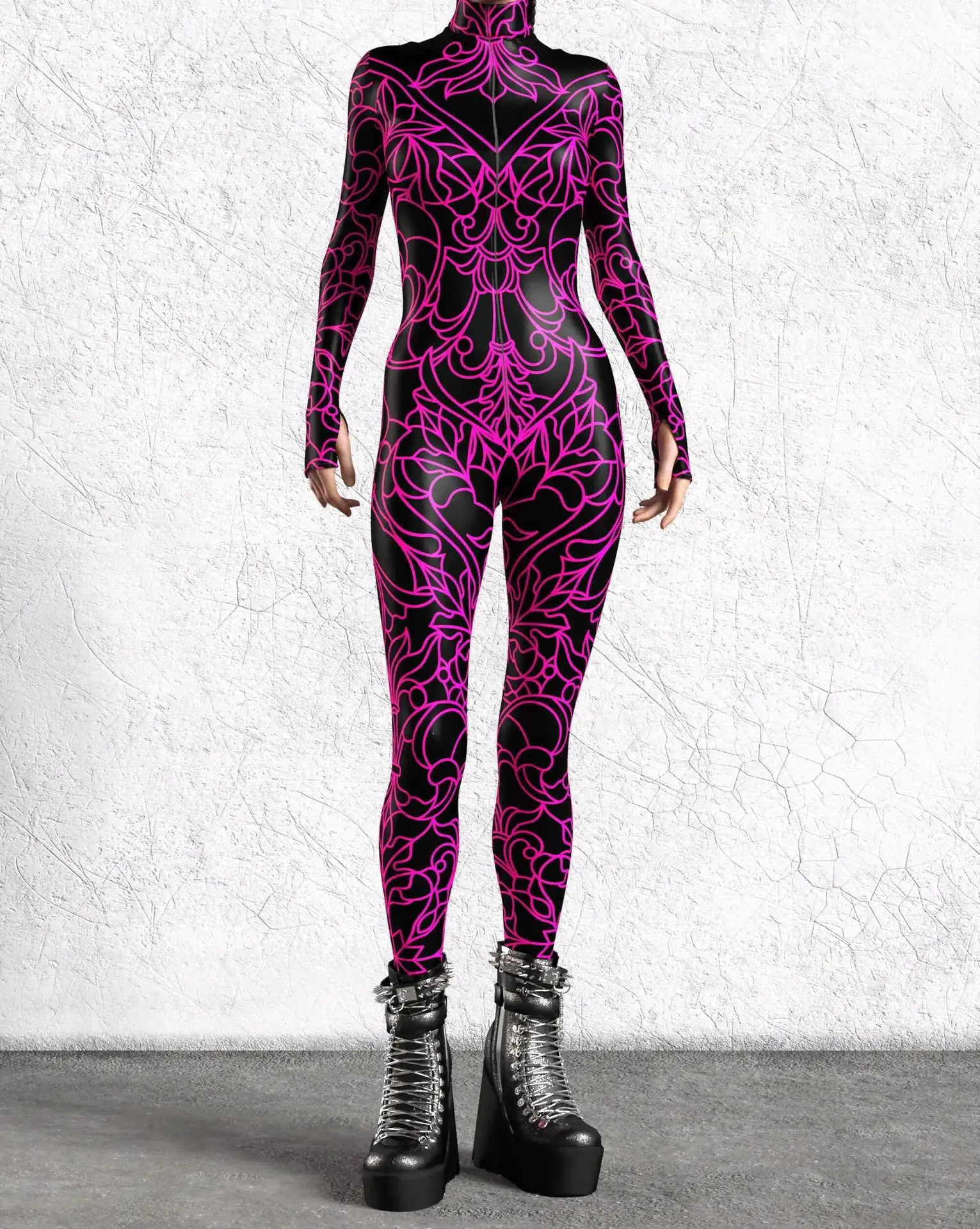 Tights Digital Printing One-piece Play Costume