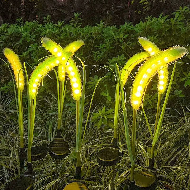 Outdoor Simulation Solar Dogtail Grass Lamp Led