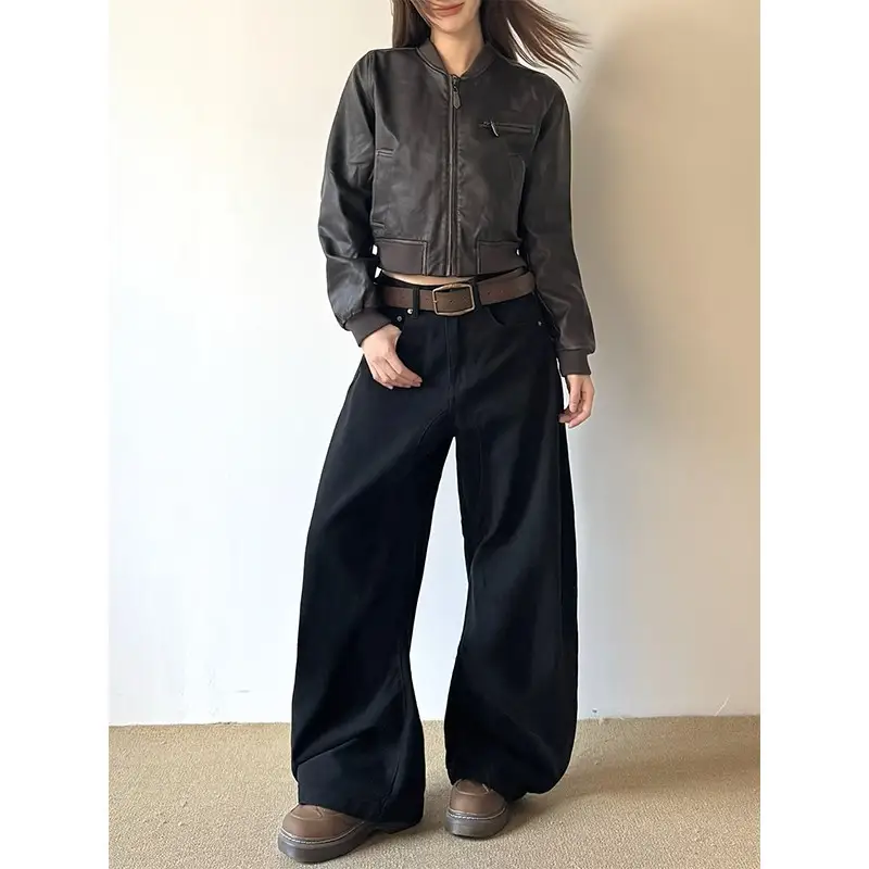 Women's American Vintage Crumpled All-matching Loose Pants