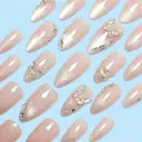 Butterfly Nail Sticker Hot Girl Cat Eye Diamond Wearing Armor view 4