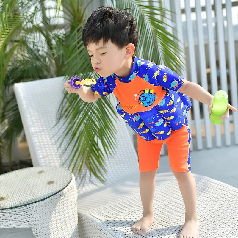 Children's Buoyancy Swimsuit Girl Infant Baby Boy Toddler Jumpsuit