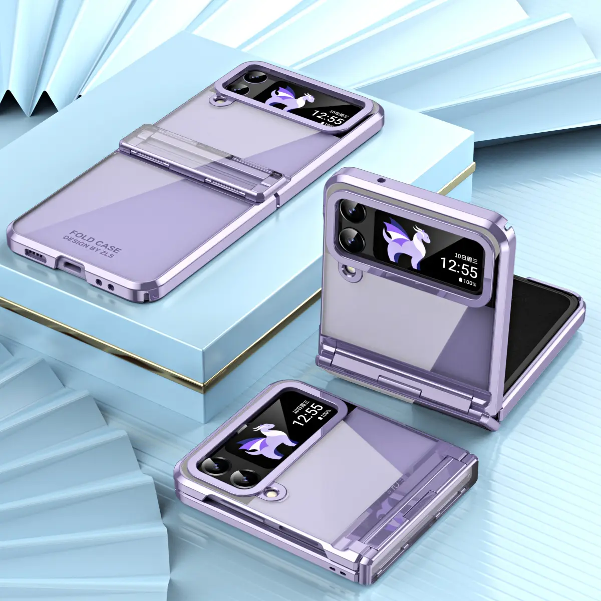 Foldable Screen Electroplating Transparent Hinge All-inclusive Drop-resistant