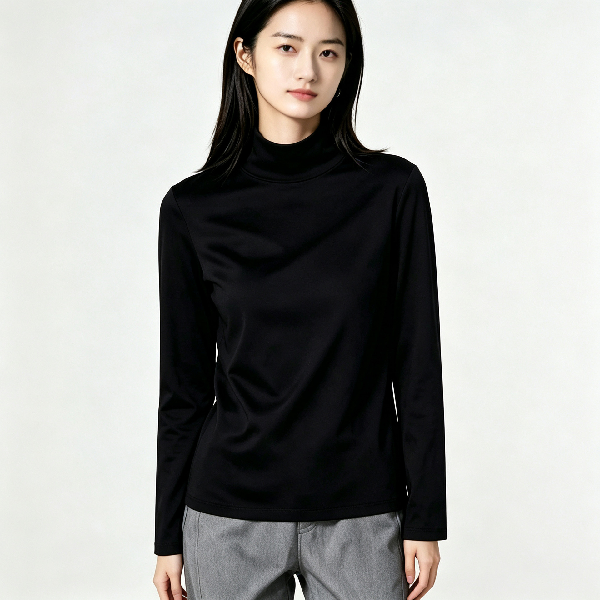 Womens Long-sleeve T-shirt Womens Thermal Base Layer For Fitness And Running