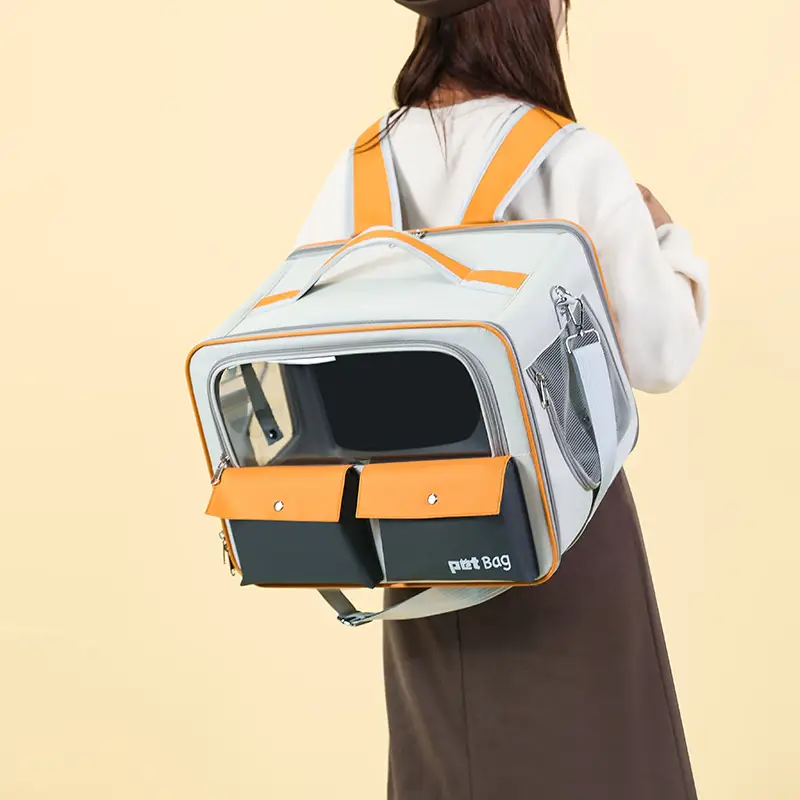 Backpack Portable Outdoor Cat Bag Large Capacity Breathable Foldable
