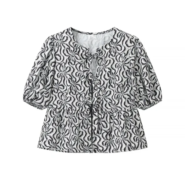 Sexy Leopard Print Bubble Sleeve Top Cardigan Gray - Shop at LoveMi