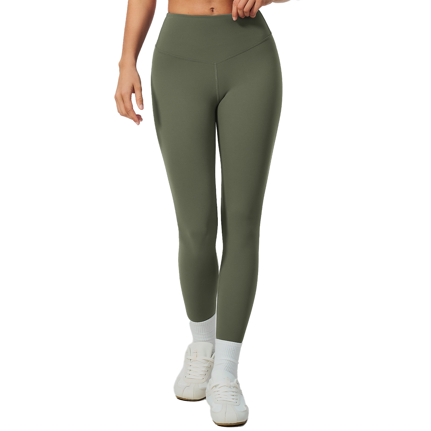 High-elasticity 3D Shaping High-waisted Hip-lifting Yoga Pants For Women 5
