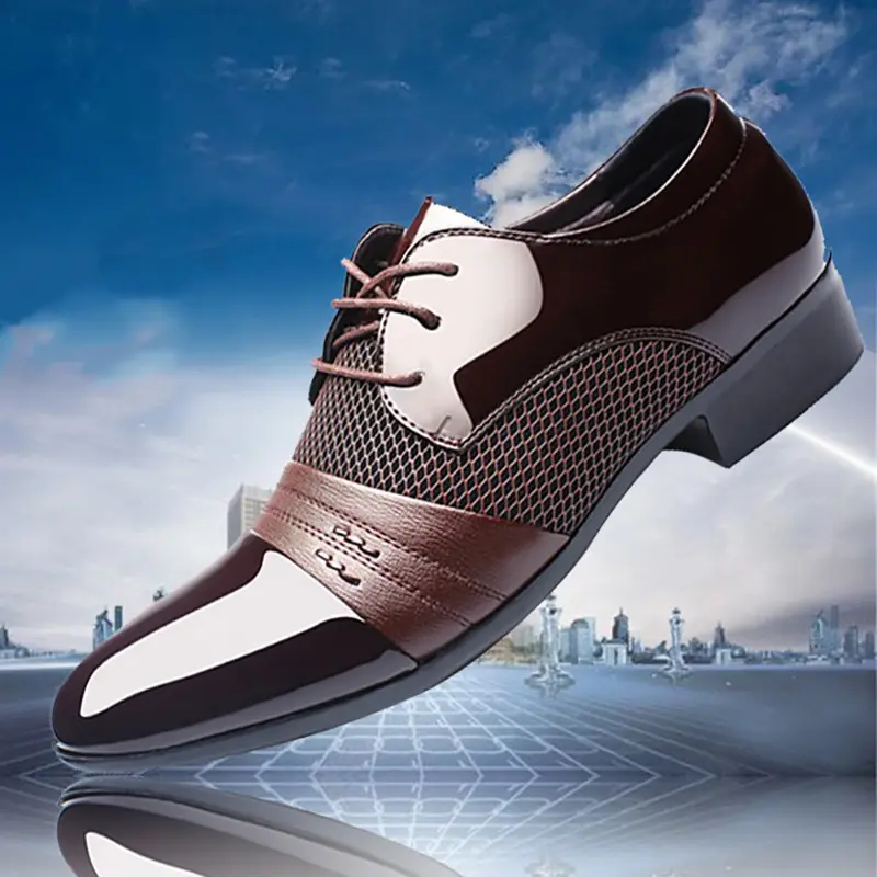 Fashionable Korean-style Leather Shoes