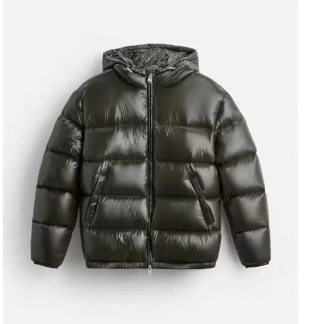Black Hooded Cotton Jacket Casual Green - Shop at LoveMi