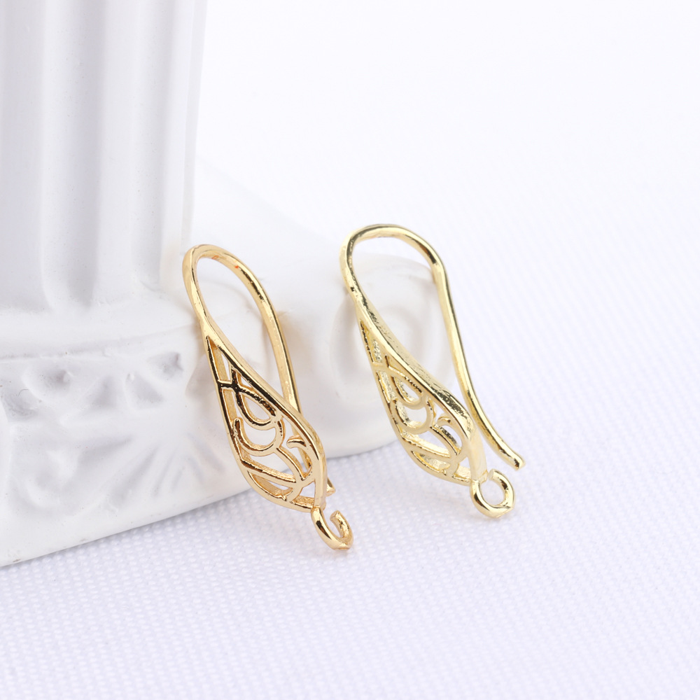 Women's Fashion Simple Handmade DIY Earrings Studded With Zircon