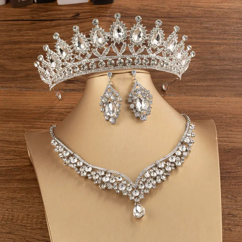 Bridal Crown Wedding Alloy Diamond Fashion Elegant