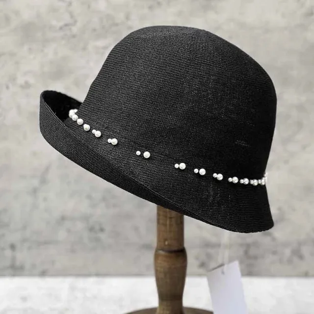 Summer Makes Face Look Smaller Sun proof Face Cover Bucket Hat Black - Shop at LoveMi