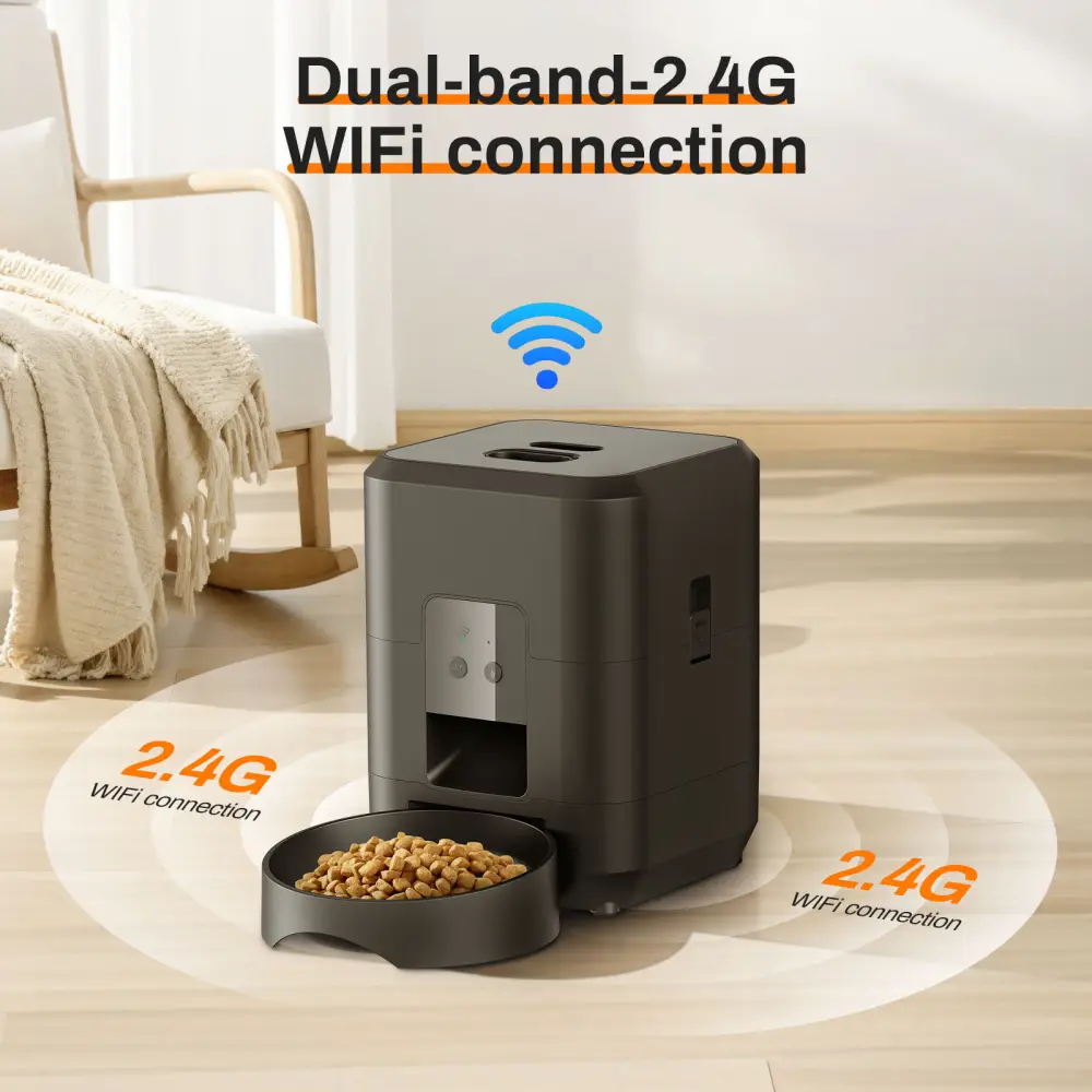 Smart Pet Feeder Automatic Timer Feeding for Cats