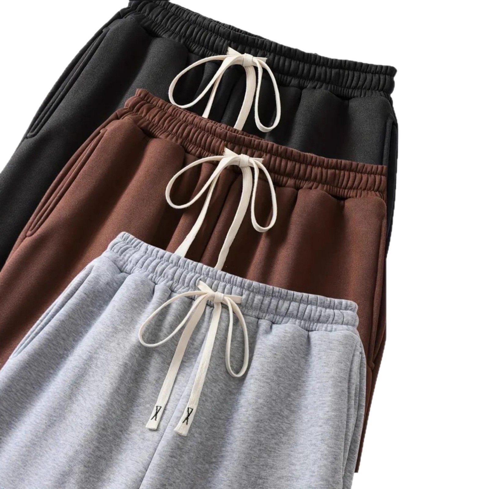 Trendy Casual Loose Solid Straight Pants - Image 8