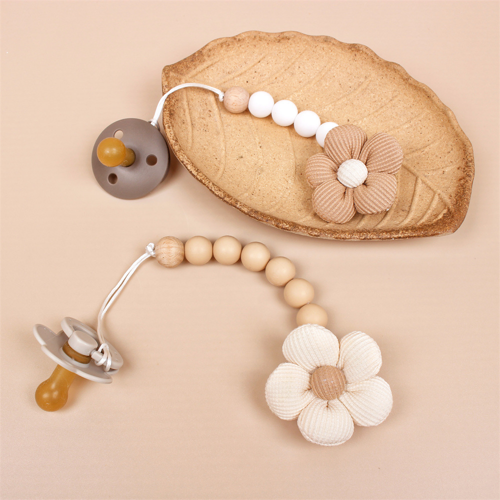 Anti-drop Baby Silicone Beads Pacifier Clip - Image 5